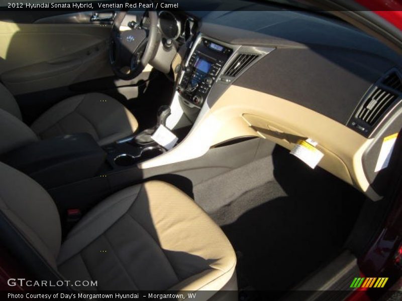 Venetian Red Pearl / Camel 2012 Hyundai Sonata Hybrid