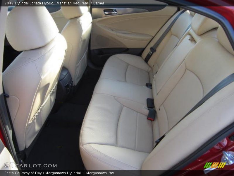 Venetian Red Pearl / Camel 2012 Hyundai Sonata Hybrid