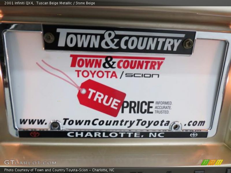 Tuscan Beige Metallic / Stone Beige 2001 Infiniti QX4