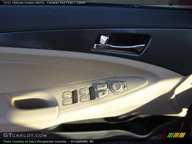 Venetian Red Pearl / Camel 2012 Hyundai Sonata Hybrid