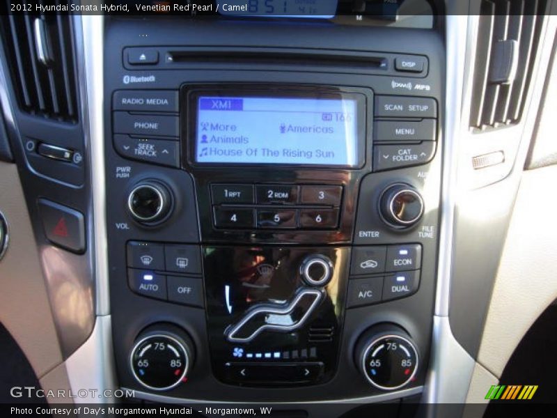 Venetian Red Pearl / Camel 2012 Hyundai Sonata Hybrid