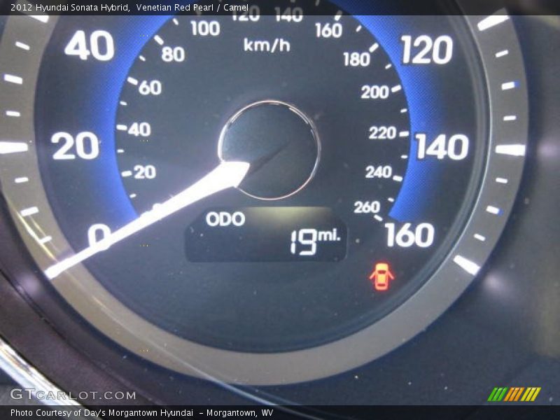 Venetian Red Pearl / Camel 2012 Hyundai Sonata Hybrid