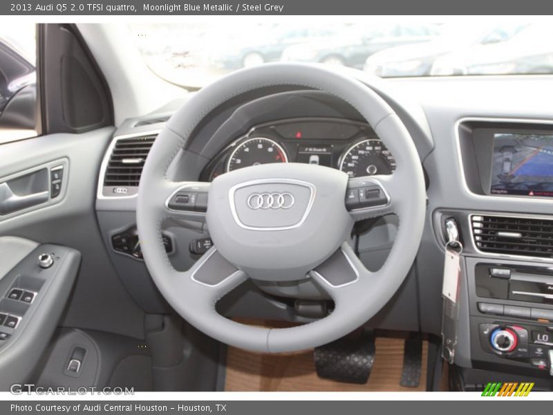 Moonlight Blue Metallic / Steel Grey 2013 Audi Q5 2.0 TFSI quattro