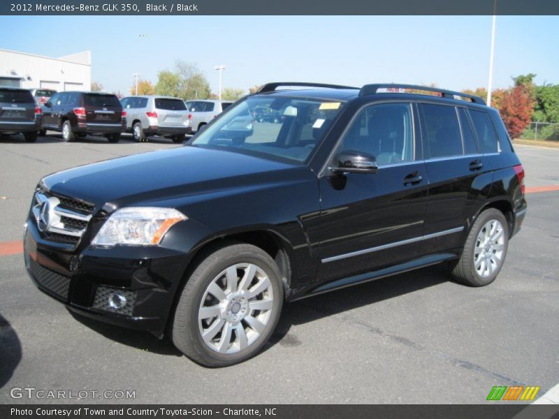 Black / Black 2012 Mercedes-Benz GLK 350