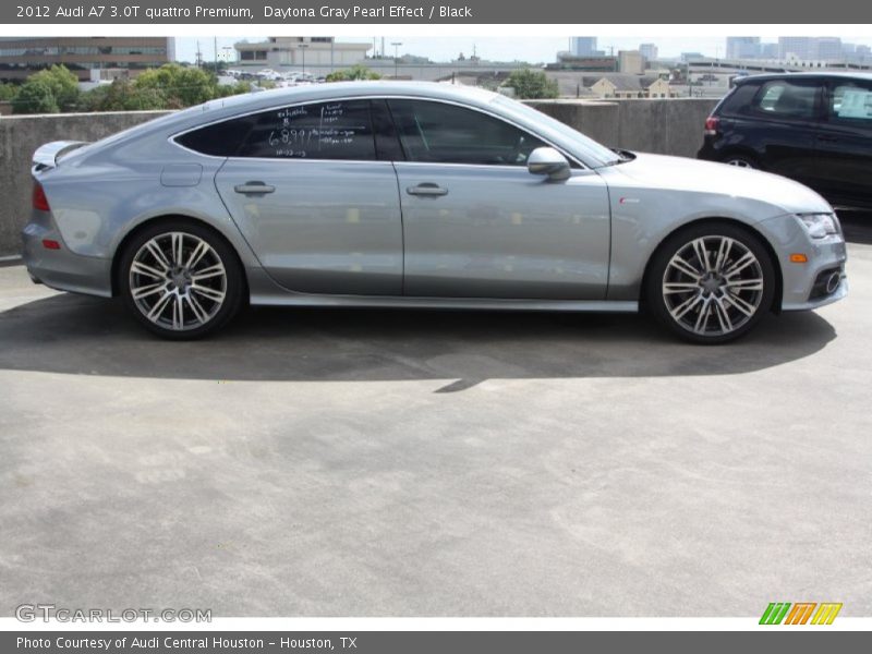 Daytona Gray Pearl Effect / Black 2012 Audi A7 3.0T quattro Premium