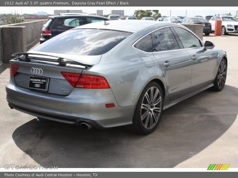 Daytona Gray Pearl Effect / Black 2012 Audi A7 3.0T quattro Premium