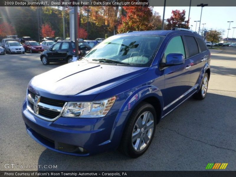 Deep Water Blue Pearl / Dark Slate Gray/Light Graystone 2009 Dodge Journey R/T