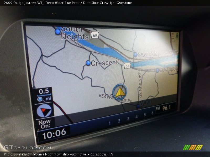 Deep Water Blue Pearl / Dark Slate Gray/Light Graystone 2009 Dodge Journey R/T