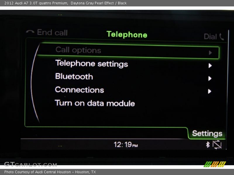 Daytona Gray Pearl Effect / Black 2012 Audi A7 3.0T quattro Premium