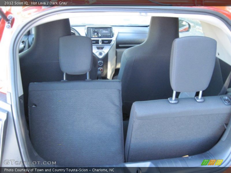 Hot Lava / Dark Gray 2012 Scion iQ