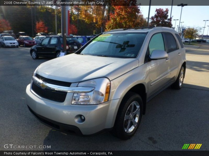 Silverstone Metallic / Light Gray 2008 Chevrolet Equinox LT AWD
