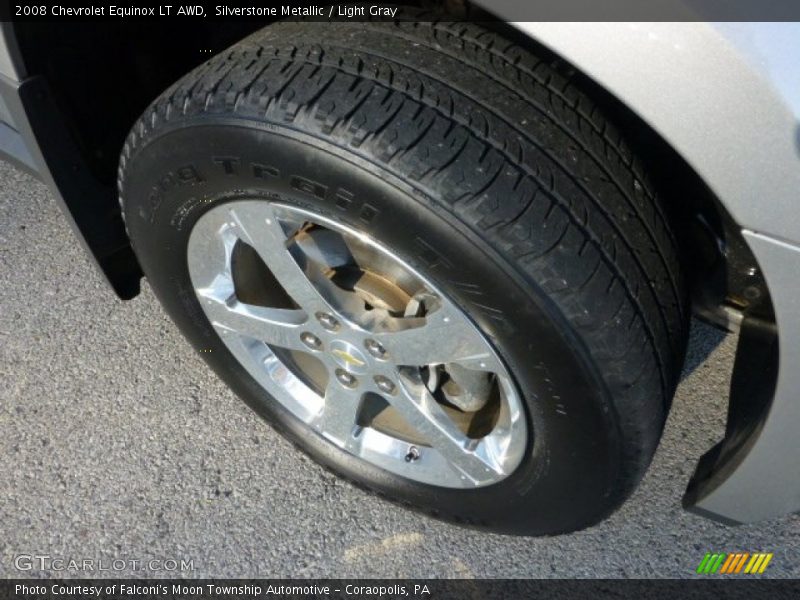 Silverstone Metallic / Light Gray 2008 Chevrolet Equinox LT AWD