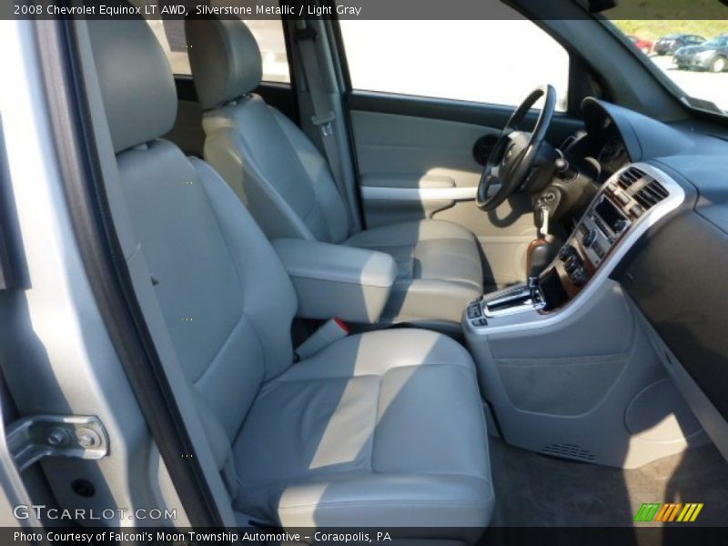 Silverstone Metallic / Light Gray 2008 Chevrolet Equinox LT AWD