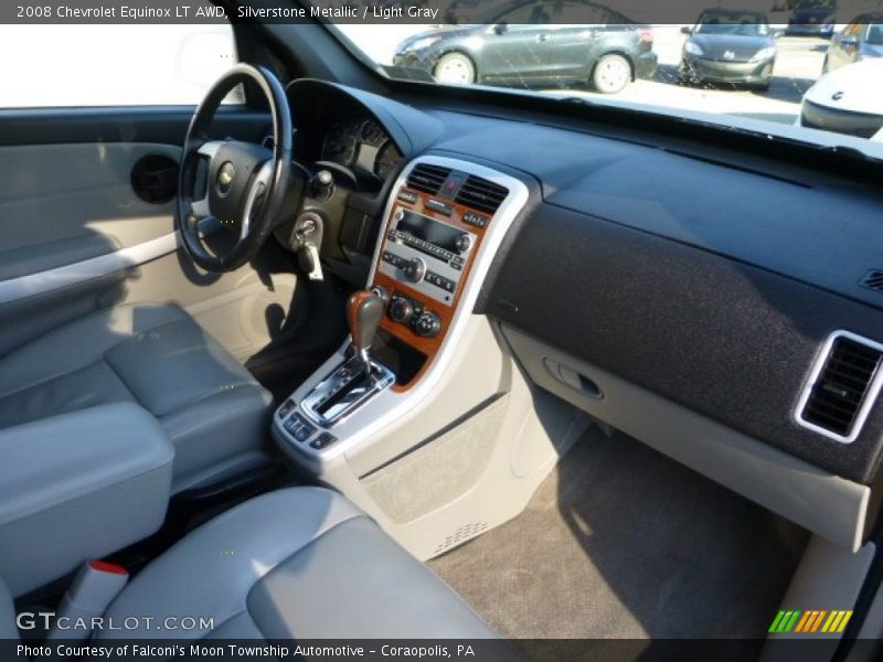 Silverstone Metallic / Light Gray 2008 Chevrolet Equinox LT AWD