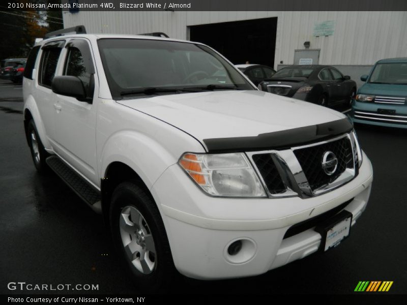 Blizzard White / Almond 2010 Nissan Armada Platinum 4WD
