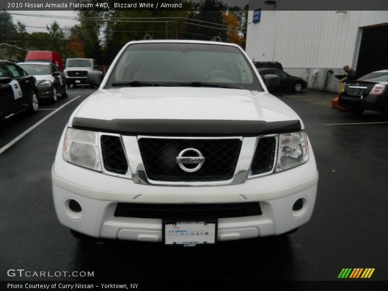 Blizzard White / Almond 2010 Nissan Armada Platinum 4WD