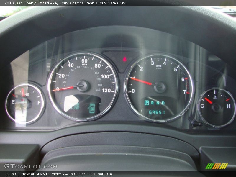 Dark Charcoal Pearl / Dark Slate Gray 2010 Jeep Liberty Limited 4x4