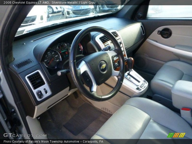 Silverstone Metallic / Light Gray 2008 Chevrolet Equinox LT AWD