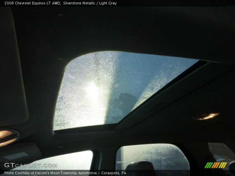 Silverstone Metallic / Light Gray 2008 Chevrolet Equinox LT AWD