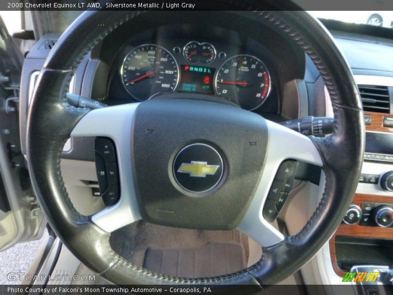 Silverstone Metallic / Light Gray 2008 Chevrolet Equinox LT AWD