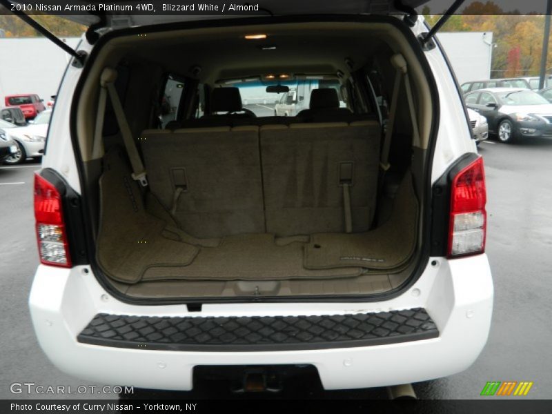Blizzard White / Almond 2010 Nissan Armada Platinum 4WD