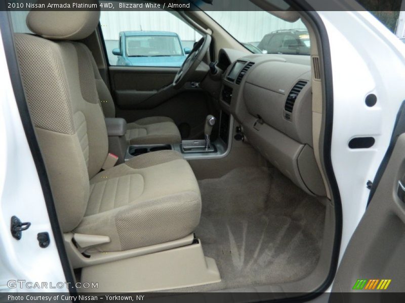  2010 Armada Platinum 4WD Almond Interior