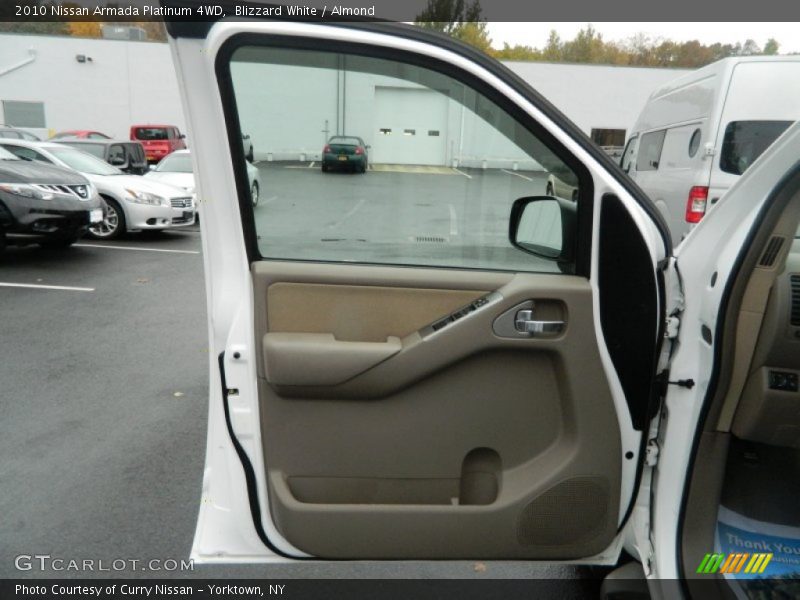 Door Panel of 2010 Armada Platinum 4WD