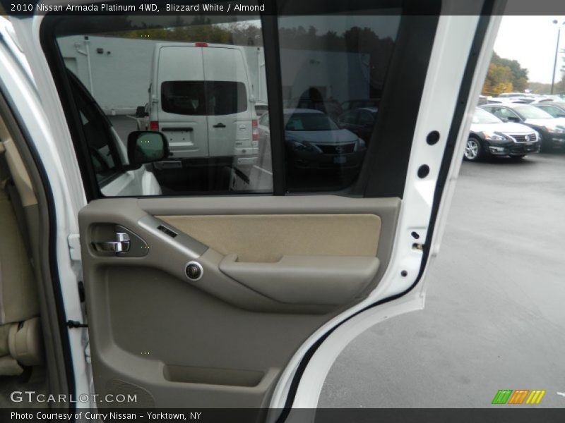 Blizzard White / Almond 2010 Nissan Armada Platinum 4WD