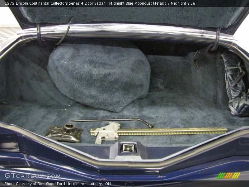 Midnight Blue Moondust Metallic / Midnight Blue 1979 Lincoln Continental Collectors Series 4 Door Sedan