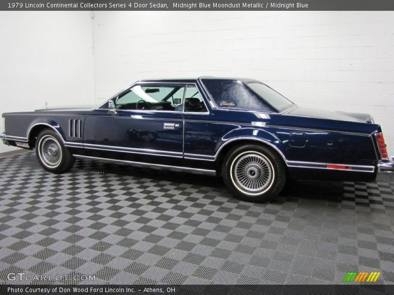 Midnight Blue Moondust Metallic / Midnight Blue 1979 Lincoln Continental Collectors Series 4 Door Sedan