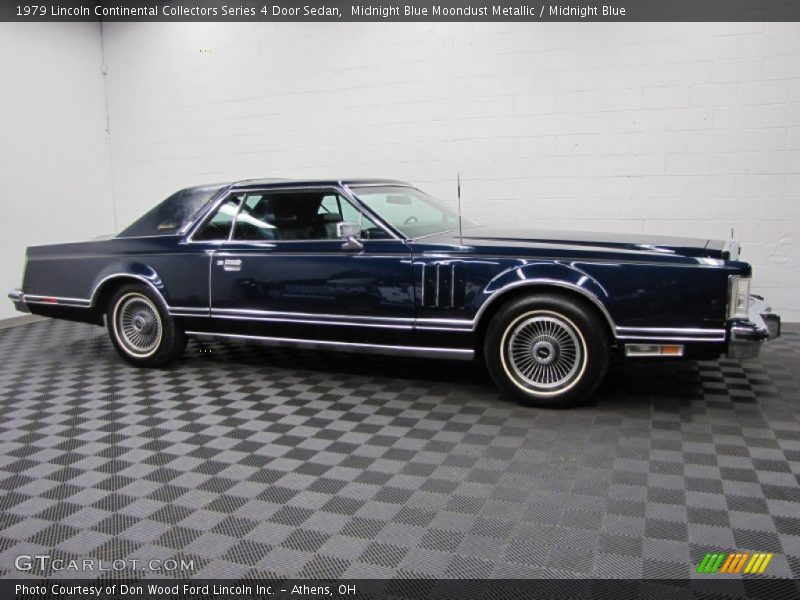 Midnight Blue Moondust Metallic / Midnight Blue 1979 Lincoln Continental Collectors Series 4 Door Sedan