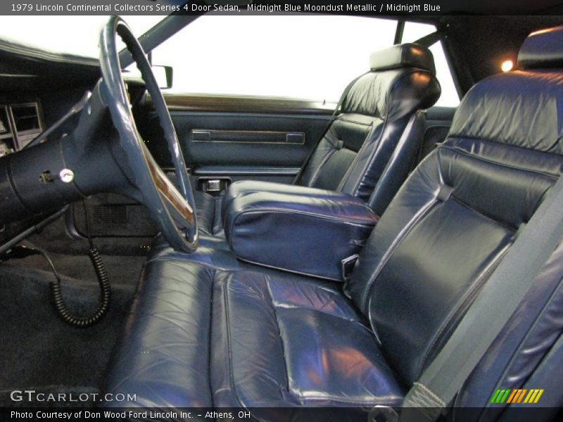 Midnight Blue Moondust Metallic / Midnight Blue 1979 Lincoln Continental Collectors Series 4 Door Sedan