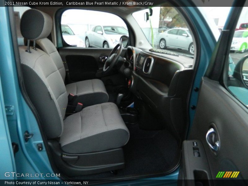 Caribbean Blue Pearl Metallic / Krom Black/Gray 2011 Nissan Cube Krom Edition