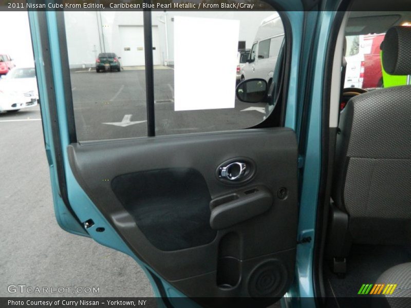 Caribbean Blue Pearl Metallic / Krom Black/Gray 2011 Nissan Cube Krom Edition
