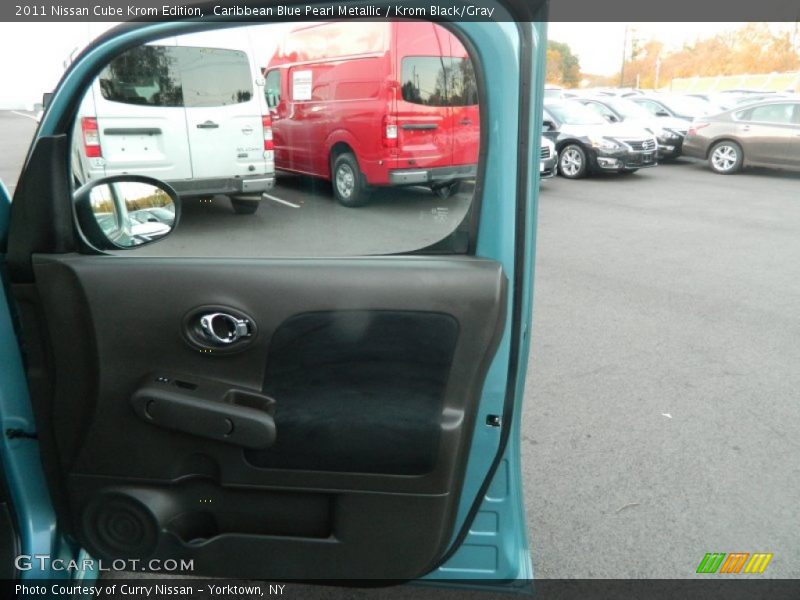 Caribbean Blue Pearl Metallic / Krom Black/Gray 2011 Nissan Cube Krom Edition