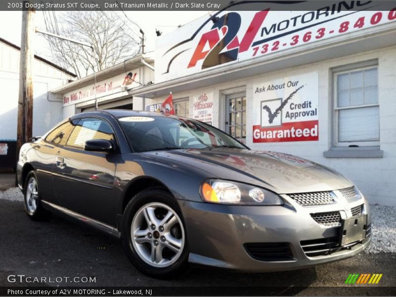 Dark Titanium Metallic / Dark Slate Gray 2003 Dodge Stratus SXT Coupe