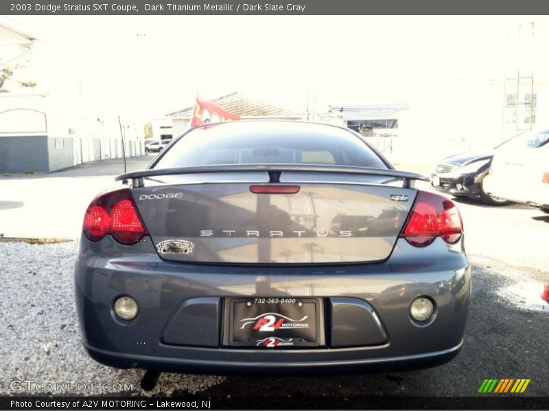 Dark Titanium Metallic / Dark Slate Gray 2003 Dodge Stratus SXT Coupe