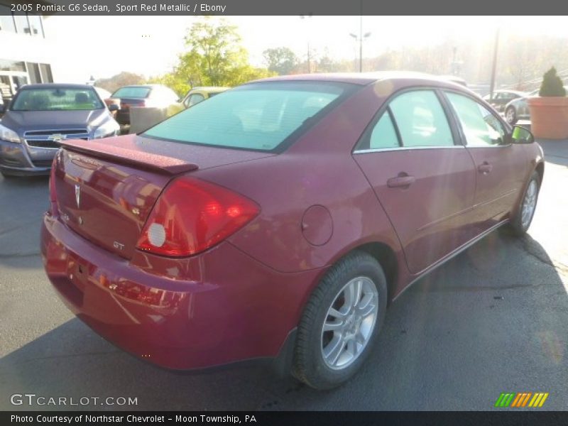 Sport Red Metallic / Ebony 2005 Pontiac G6 Sedan