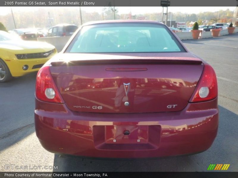 Sport Red Metallic / Ebony 2005 Pontiac G6 Sedan