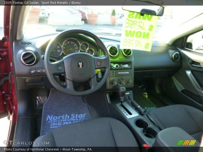 Sport Red Metallic / Ebony 2005 Pontiac G6 Sedan