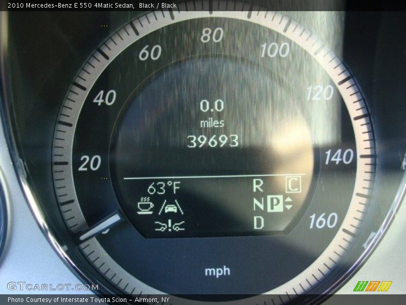 Black / Black 2010 Mercedes-Benz E 550 4Matic Sedan