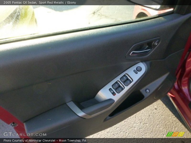Sport Red Metallic / Ebony 2005 Pontiac G6 Sedan