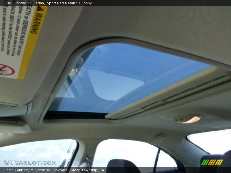 Sport Red Metallic / Ebony 2005 Pontiac G6 Sedan