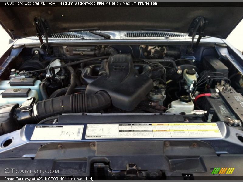  2000 Explorer XLT 4x4 Engine - 4.0 Liter SOHC 12-Valve V6