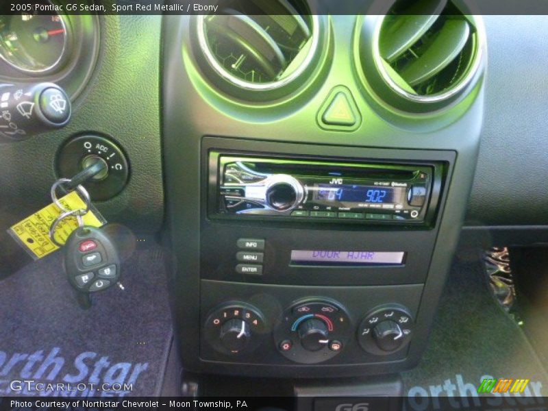 Sport Red Metallic / Ebony 2005 Pontiac G6 Sedan