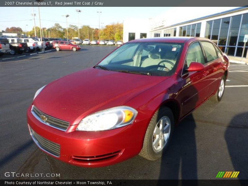 Red Jewel Tint Coat / Gray 2007 Chevrolet Impala LT