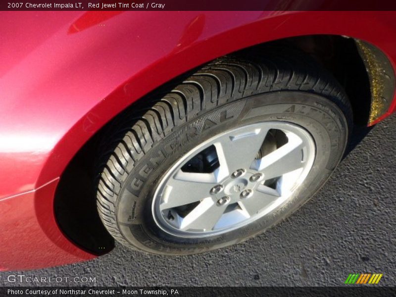 Red Jewel Tint Coat / Gray 2007 Chevrolet Impala LT