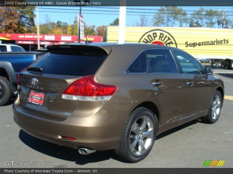 Sunset Bronze Mica / Ivory 2009 Toyota Venza V6 AWD