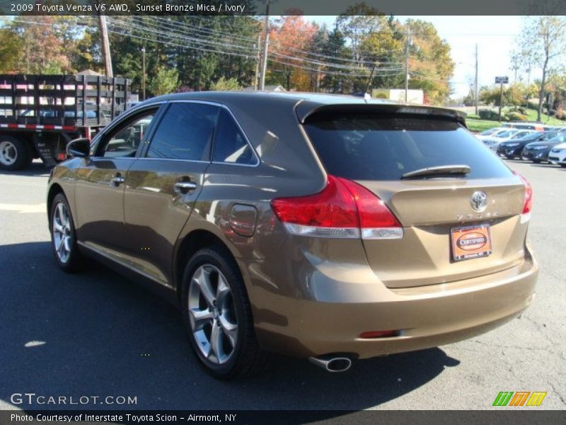 Sunset Bronze Mica / Ivory 2009 Toyota Venza V6 AWD