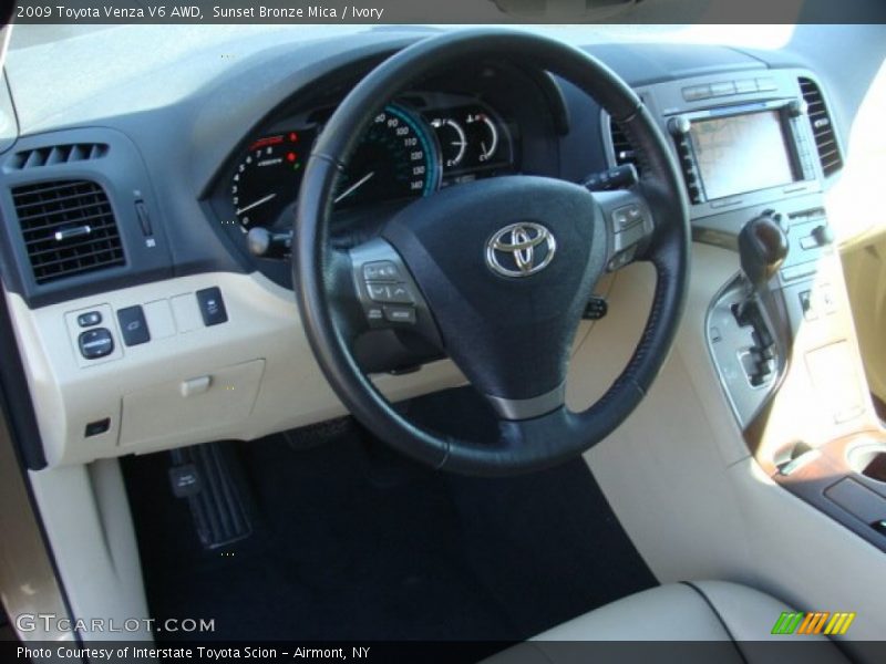 Sunset Bronze Mica / Ivory 2009 Toyota Venza V6 AWD